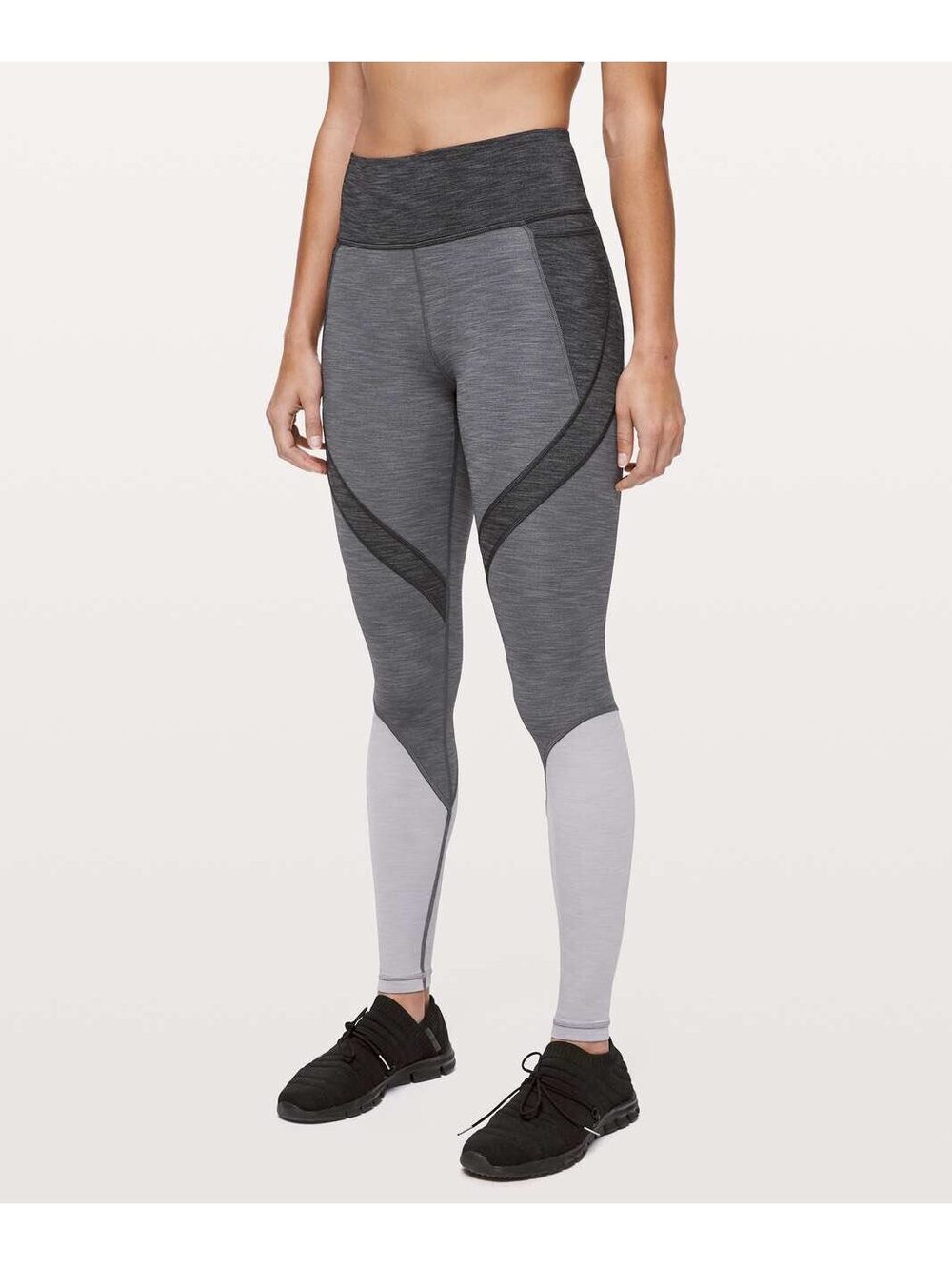 Lululemon Early Extension High-Rise Tight 28” Heathered Gray Luxtreme Leggings 8